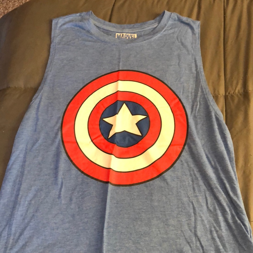 Captain America Muscle Tee
